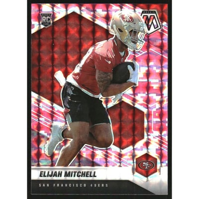 2021 Panini Mosaic Mosaic Camo Pink #376 Eli Mitchell