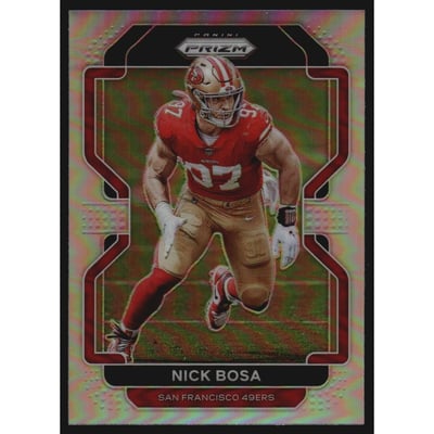 2021 Panini Prizm Prizms Silver #58 Nick Bosa