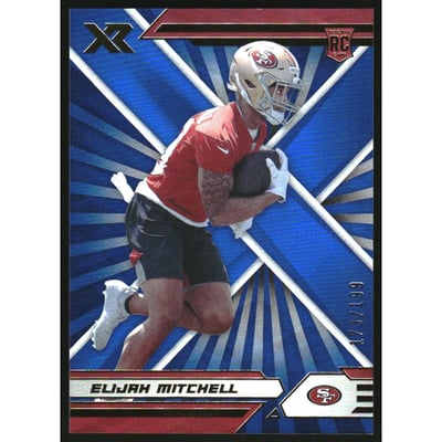 2021 Panini XR Blue #193 Eli Mitchell