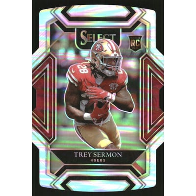 2021 Select Prizm Silver Die Cut #268 Trey Sermon
