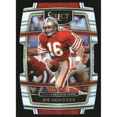 2021 Select Prizm Silver Die Cut #36 Joe Montana