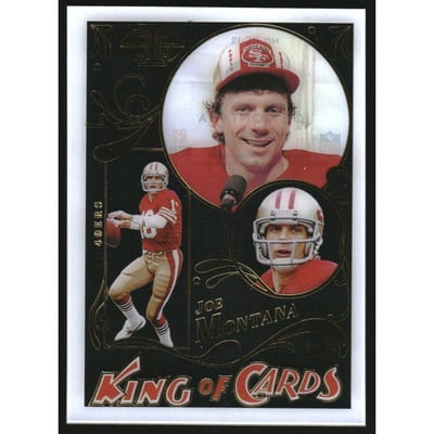 2022 Panini Illusions King of Cards #12 Joe Montana