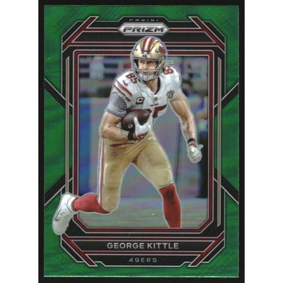 2022 Panini Prizm Prizms Green #267 George Kittle