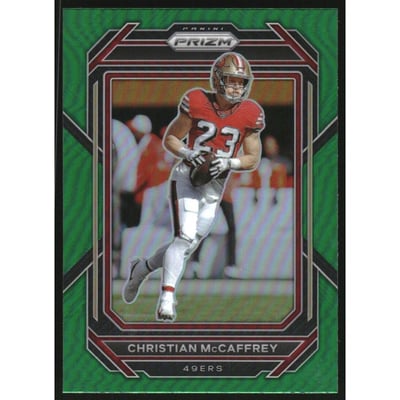 2022 Panini Prizm Prizms Green #40 Christian McCaffrey