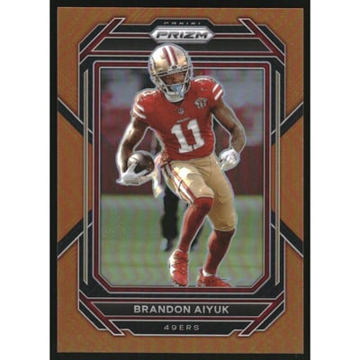2022 Panini Prizm Prizms Orange #266 Brandon Aiyuk