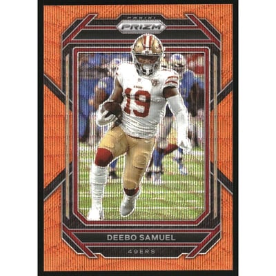 2022 Panini Prizm Prizms Orange Wave #265 Deebo Samuel