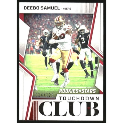 2022 Rookies and Stars Touchdown Club Orange #7 Deebo Samuel