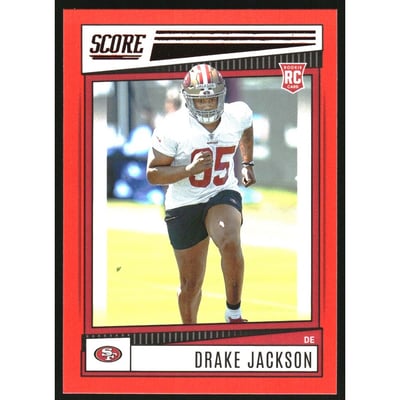 2022 Score Red #316 Drake Jackson