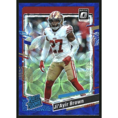 2023 Donruss Optic Blue Scope #290 Ji'Ayir Brown RR