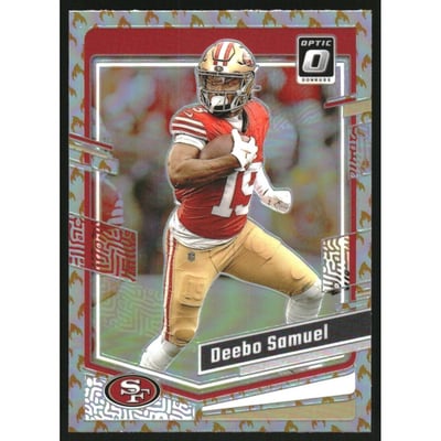 2023 Donruss Optic Fire #170 Deebo Samuel