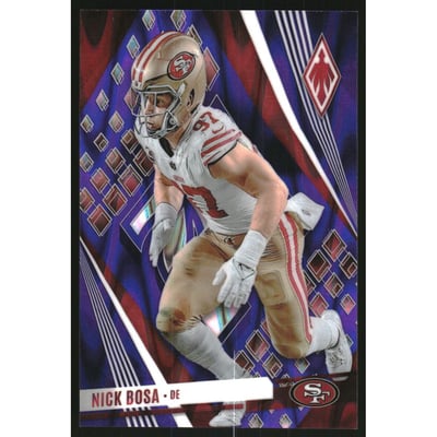 2023 Panini Phoenix Purple Seismic #97 Nick Bosa