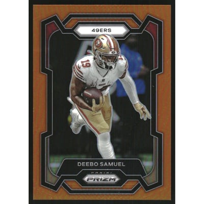 2023 Panini Prizm Prizms Orange #268 Deebo Samuel