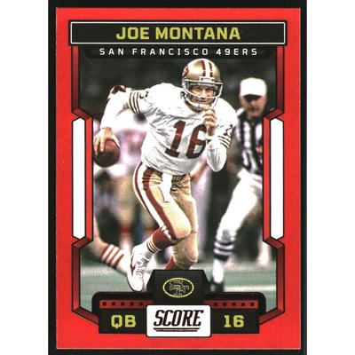 2023 Score Red #178 Joe Montana