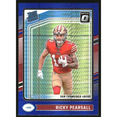 2024 Donruss Optic Blue Hyper #284 Ricky Pearsall RR