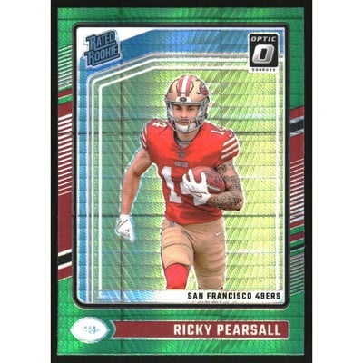 2024 Donruss Optic Green Hyper #284 Ricky Pearsall RR