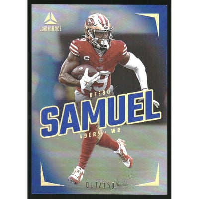 2024 Panini Luminance Blue #63 Deebo Samuel
