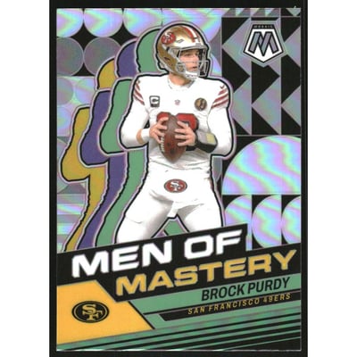 2024 Panini Mosaic Men of Mastery Silver #3 Brock Purdy