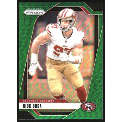 2024 Panini Prizm Prizms Green #254 Nick Bosa
