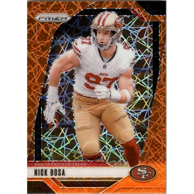 2024 Panini Prizm Prizms Lazer #254 Nick Bosa