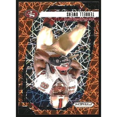 2024 Panini Prizm Prizms Lazer #257 Terrell Owens