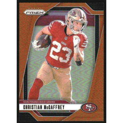 2024 Panini Prizm Prizms Orange #250 Christian McCaffrey