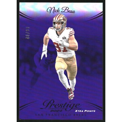 2024 Prestige Xtra Points Premium Purple #261 Nick Bosa