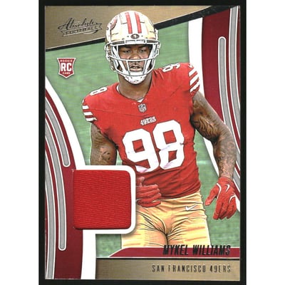 2025 Absolute Absolute Rookie Materials #25 Mykel Williams
