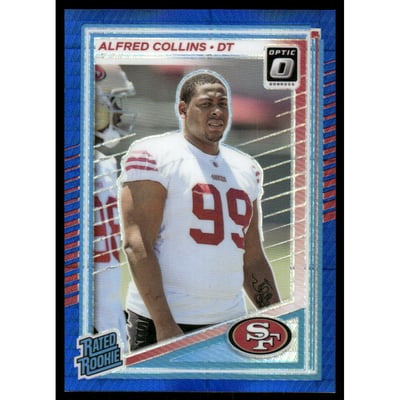 2025 Donruss Optic Blue Hyper #237 Alfred Collins RR