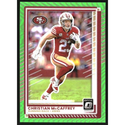 2025 Donruss Optic Neon Green #119 Christian McCaffrey