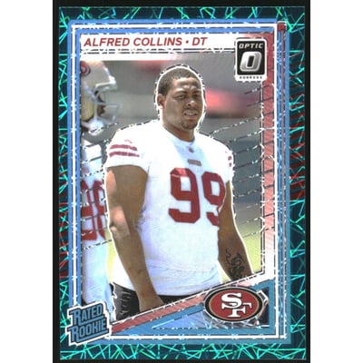 2025 Donruss Optic Teal Velocity #237 Alfred Collins RR