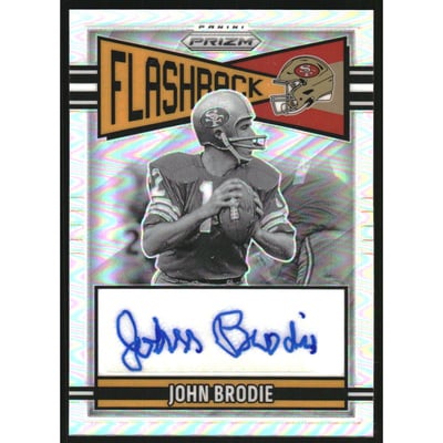 2025 Panini Prizm Flashback Autographs #8 John Brodie