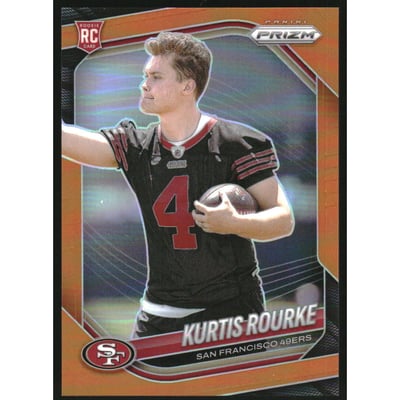 2025 Panini Prizm Prizms Orange #397 Kurtis Rourke