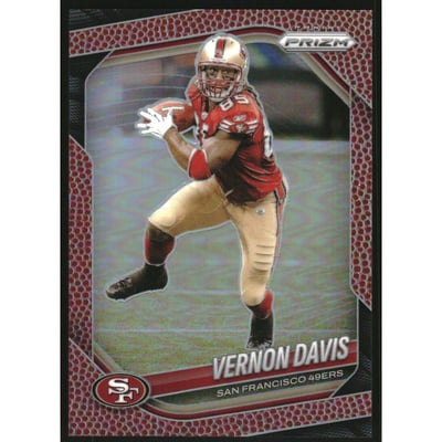 2025 Panini Prizm Prizms Pigskin #39 Vernon Davis