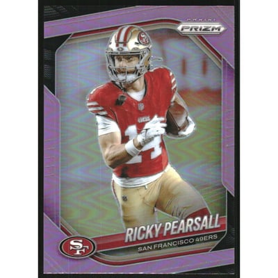 2025 Panini Prizm Prizms Pink #99 Ricky Pearsall