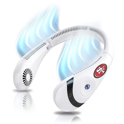 San Francisco 49ers ActionHeat AlphaCool Bladeless Neck Fan