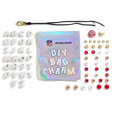 San Francisco 49ers BaubleBar Mini Custom Bag Charm Bead Kit