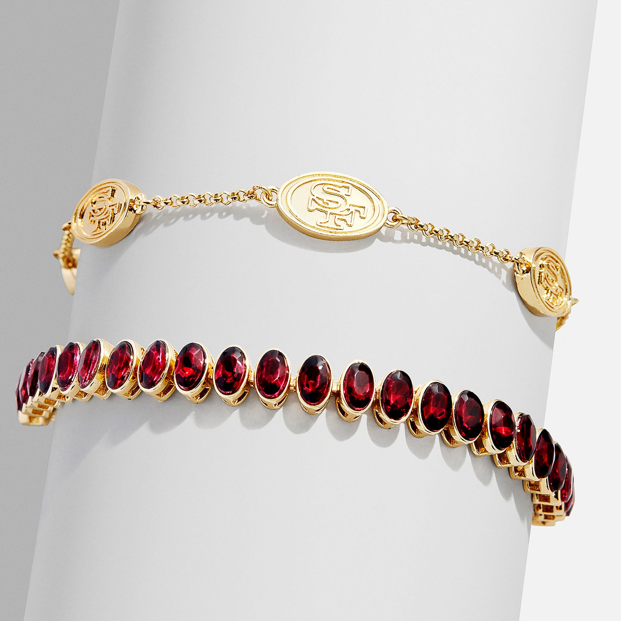 BaubleBar San Francisco 49ers Set of Two Tennis Bracelets