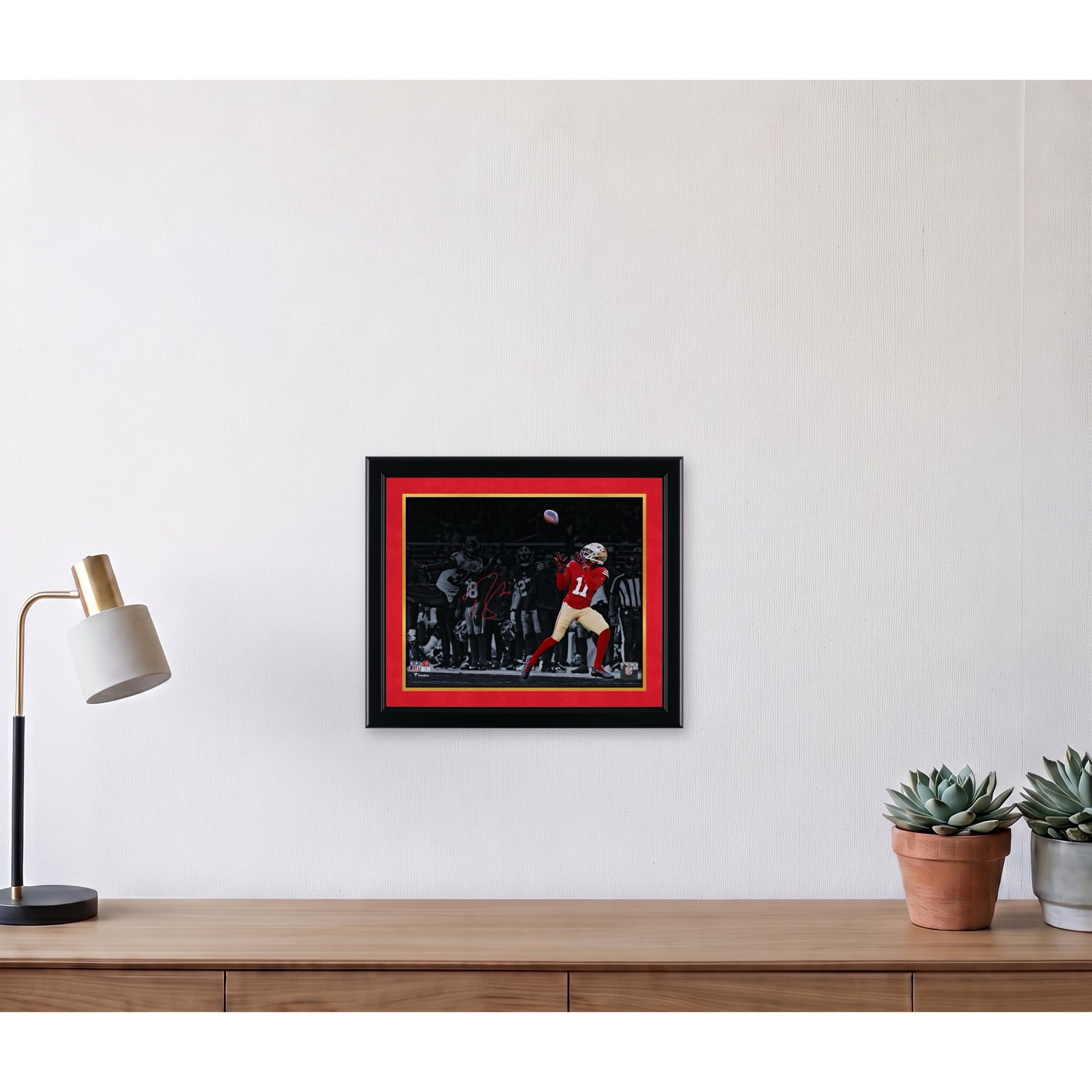 Brandon Aiyuk San Francisco 49ers Autographed 11" x 14" Catching Spotlight Photograph