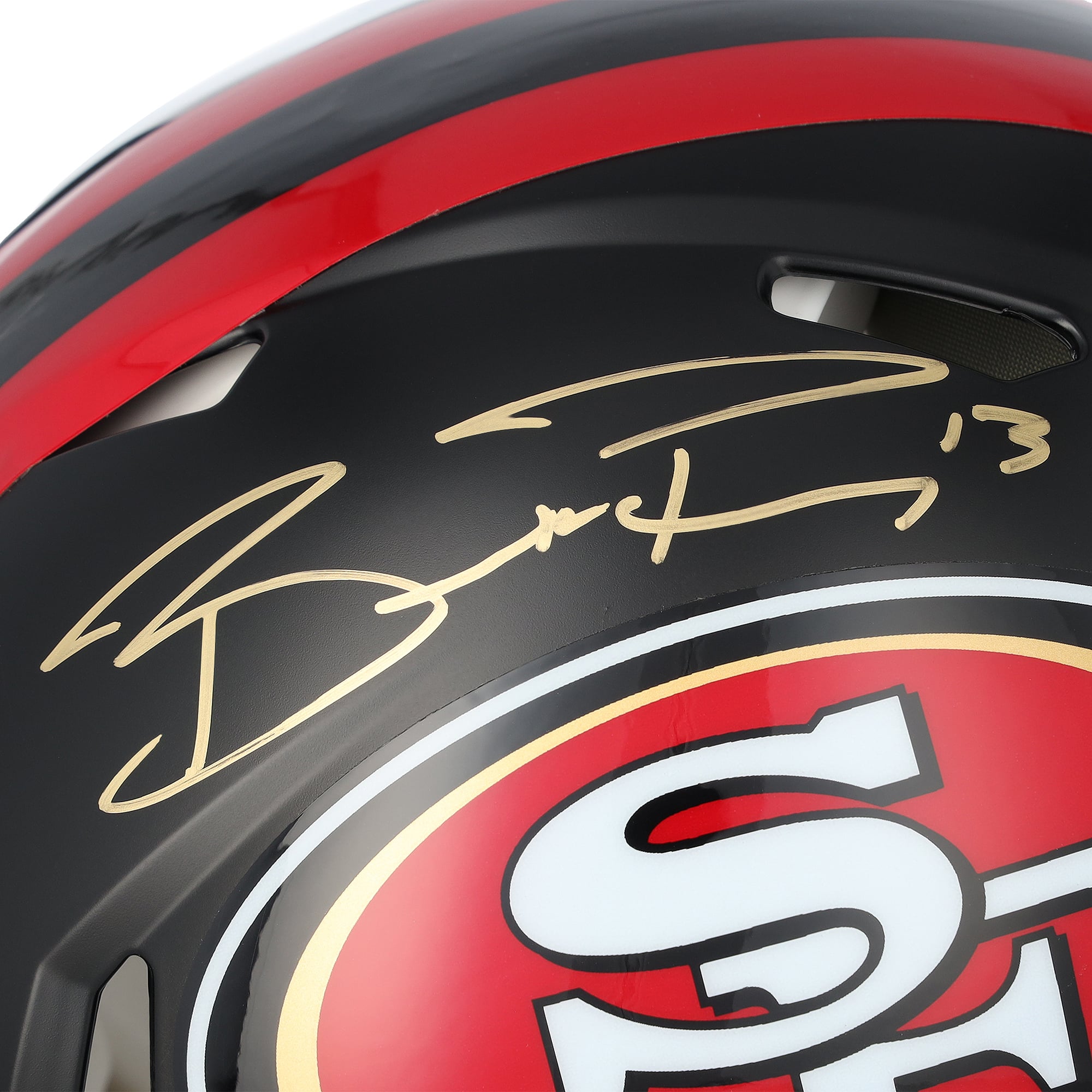 Brock Purdy San Francisco 49ers Autographed Riddell Rivalry Speed Authentic Helmet