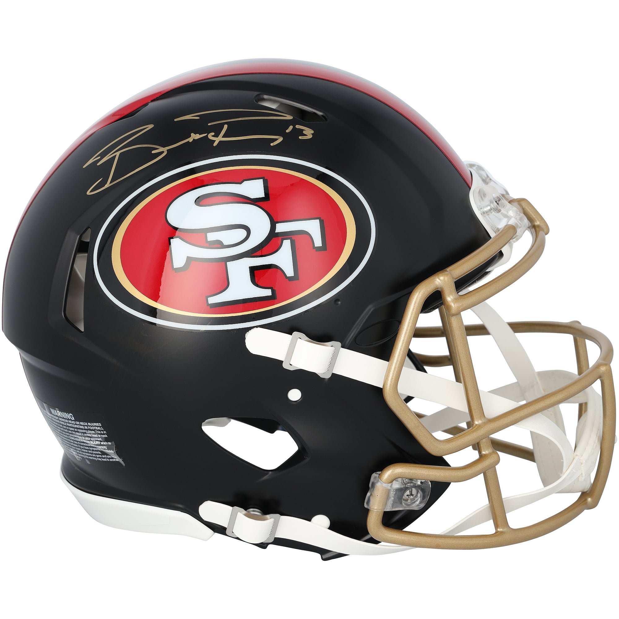 Brock Purdy San Francisco 49ers Autographed Riddell Rivalry Speed Authentic Helmet