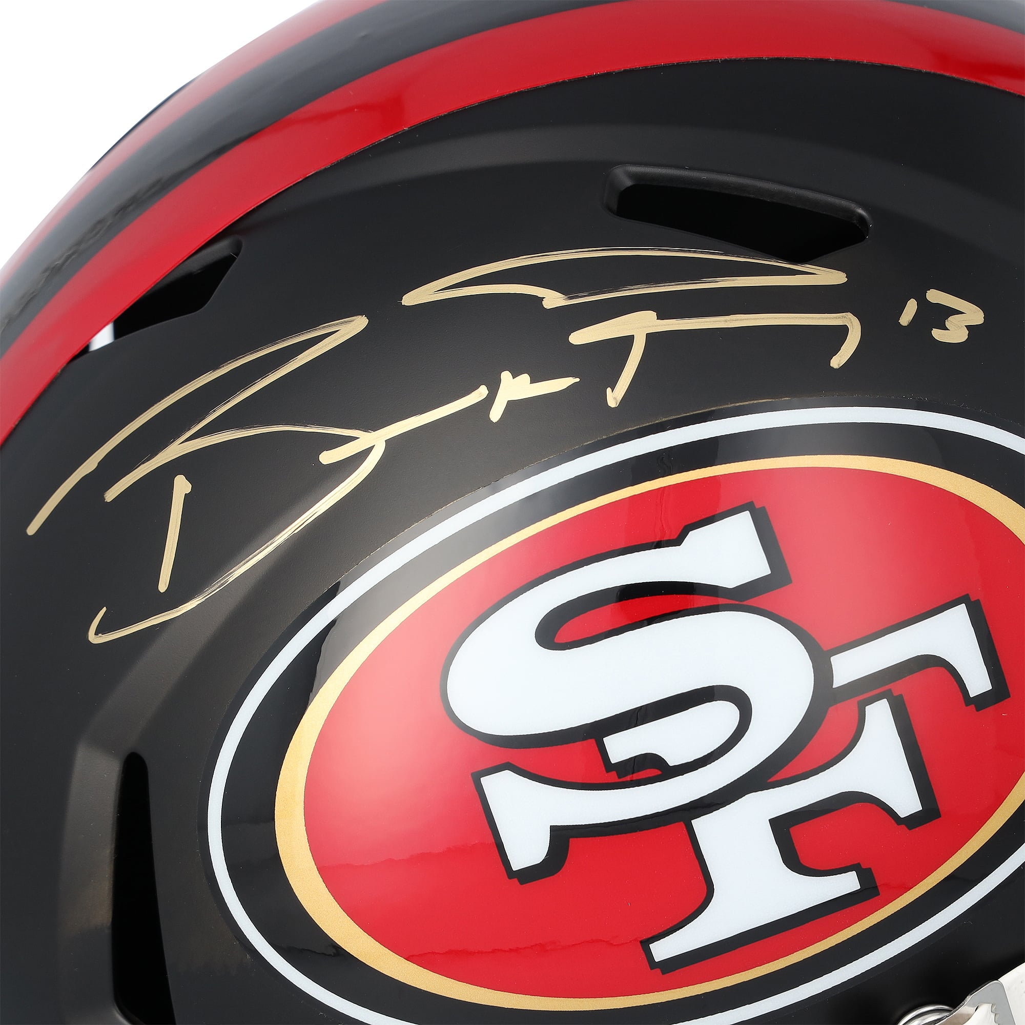 Brock Purdy San Francisco 49ers Autographed Riddell Rivalry Speed Replica Helmet
