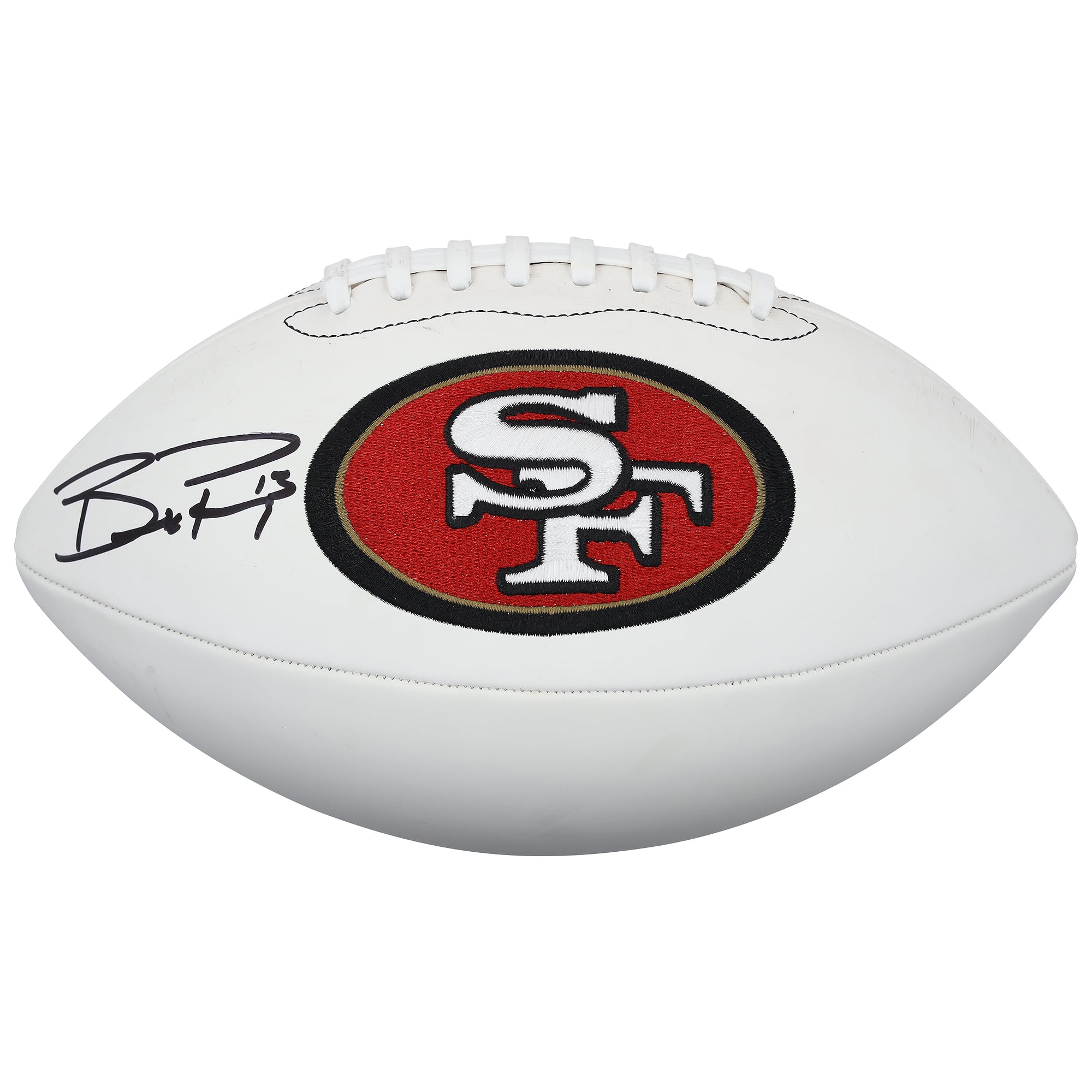 Brock Purdy San Francisco 49ers Autographed Wilson White Panel Football