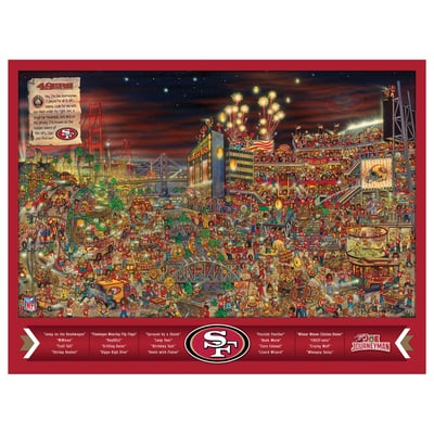 San Francisco 49ers Fanpoint 500-Piece Joe Journeyman Puzzle