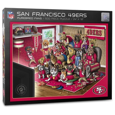 San Francisco 49ers Fanpoint Purebred Fans 18'' x 24'' A Real Nailbiter 500-Piece Puzzle