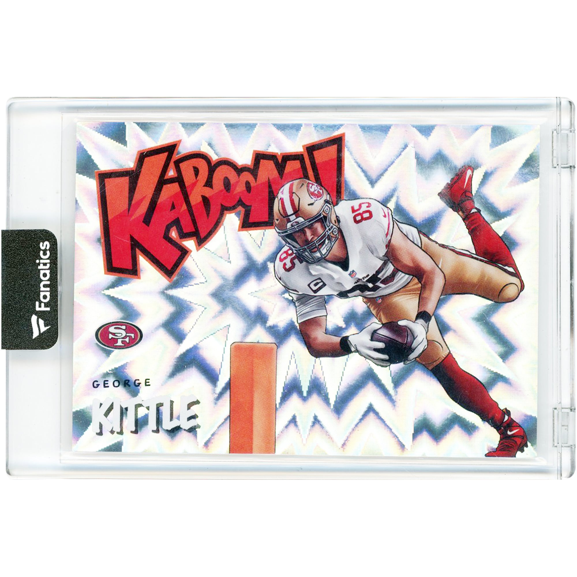Carte George Kittle des 49ers de San Francisco 2020 Panini Absolute KaBoom! #K-GK