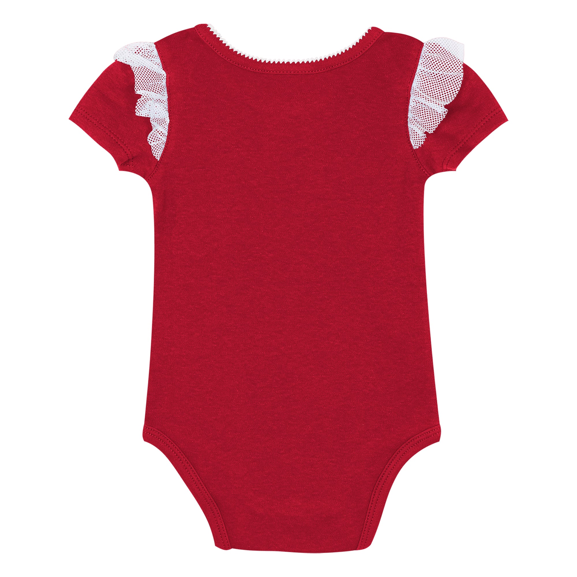 Ensemble body et jupe imprimé cœurs fondus écarlates Outerstuff pour nouveau-né fille