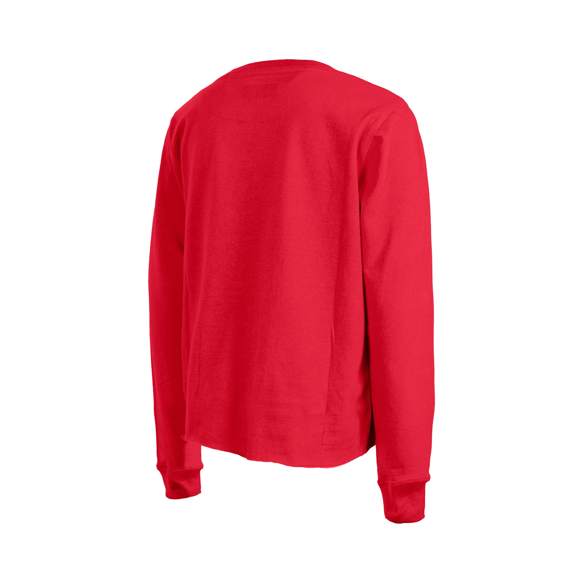 T-shirt à manches longues New Era Scarlet San Francisco 49ers pour filles et jeunes