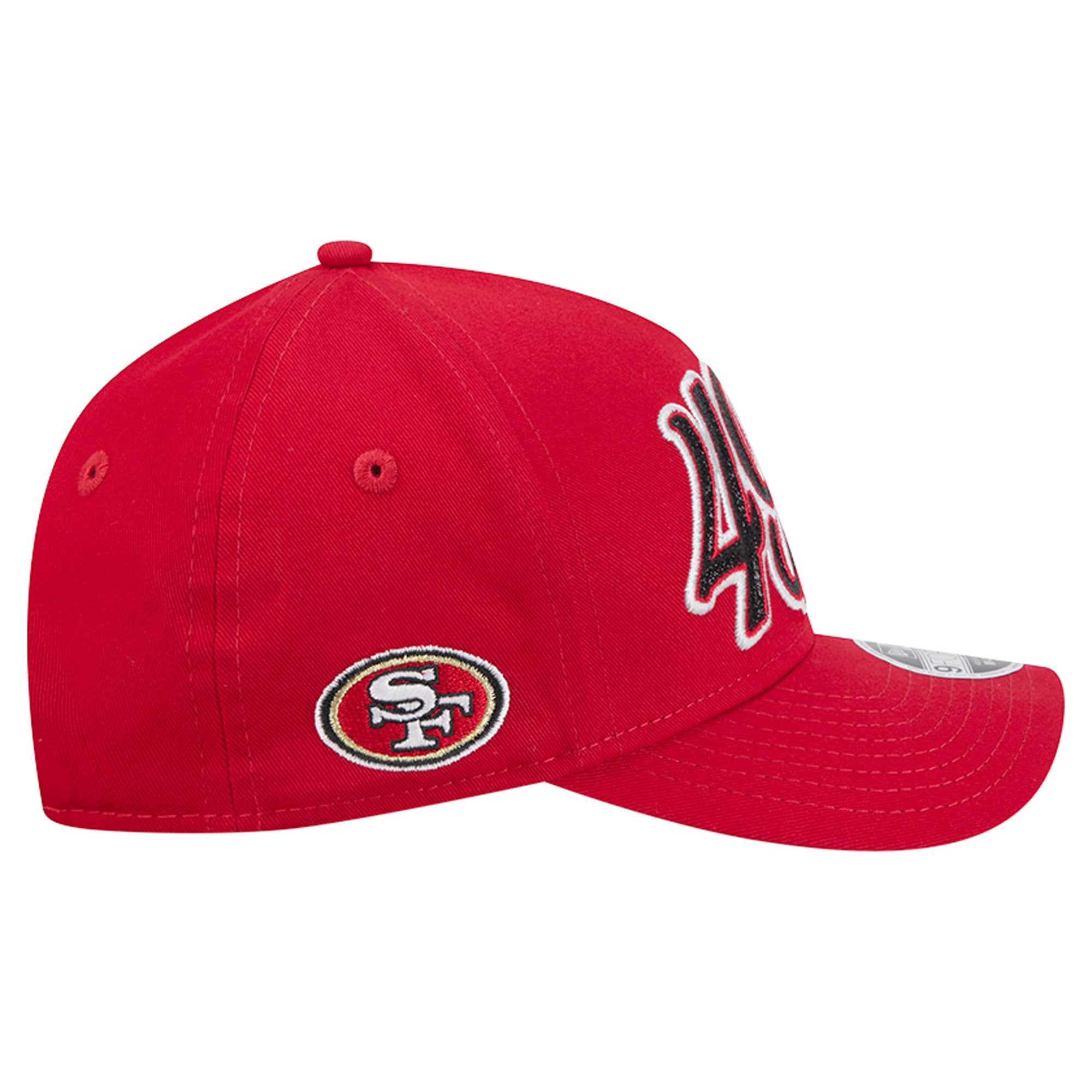 Casquette ajustable New Era Scarlet San Francisco 49ers 9FORTY pour filles et jeunes