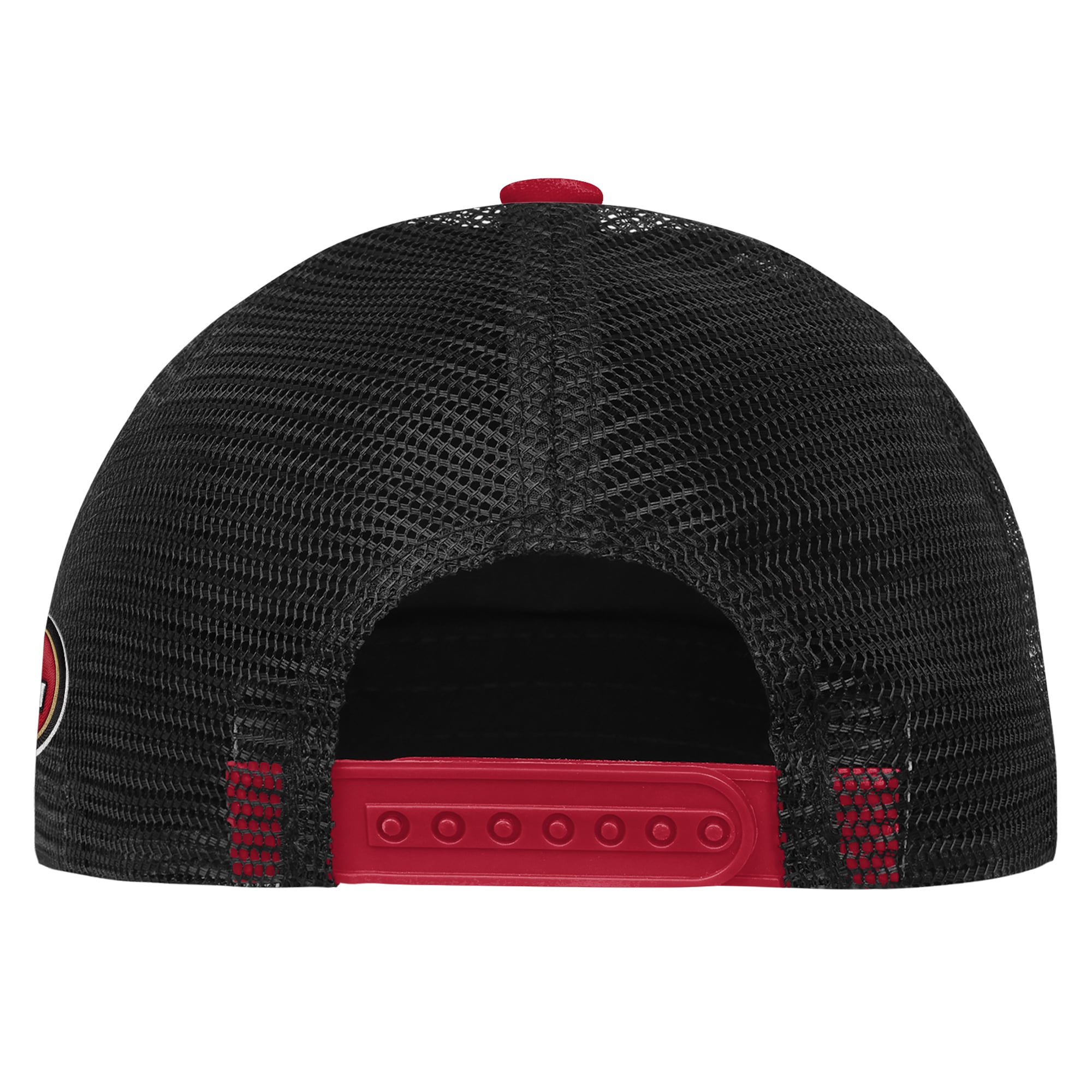 Girls Youth Outerstuff Scarlet San Francisco 49ers Bling Adjustable Trucker Hat