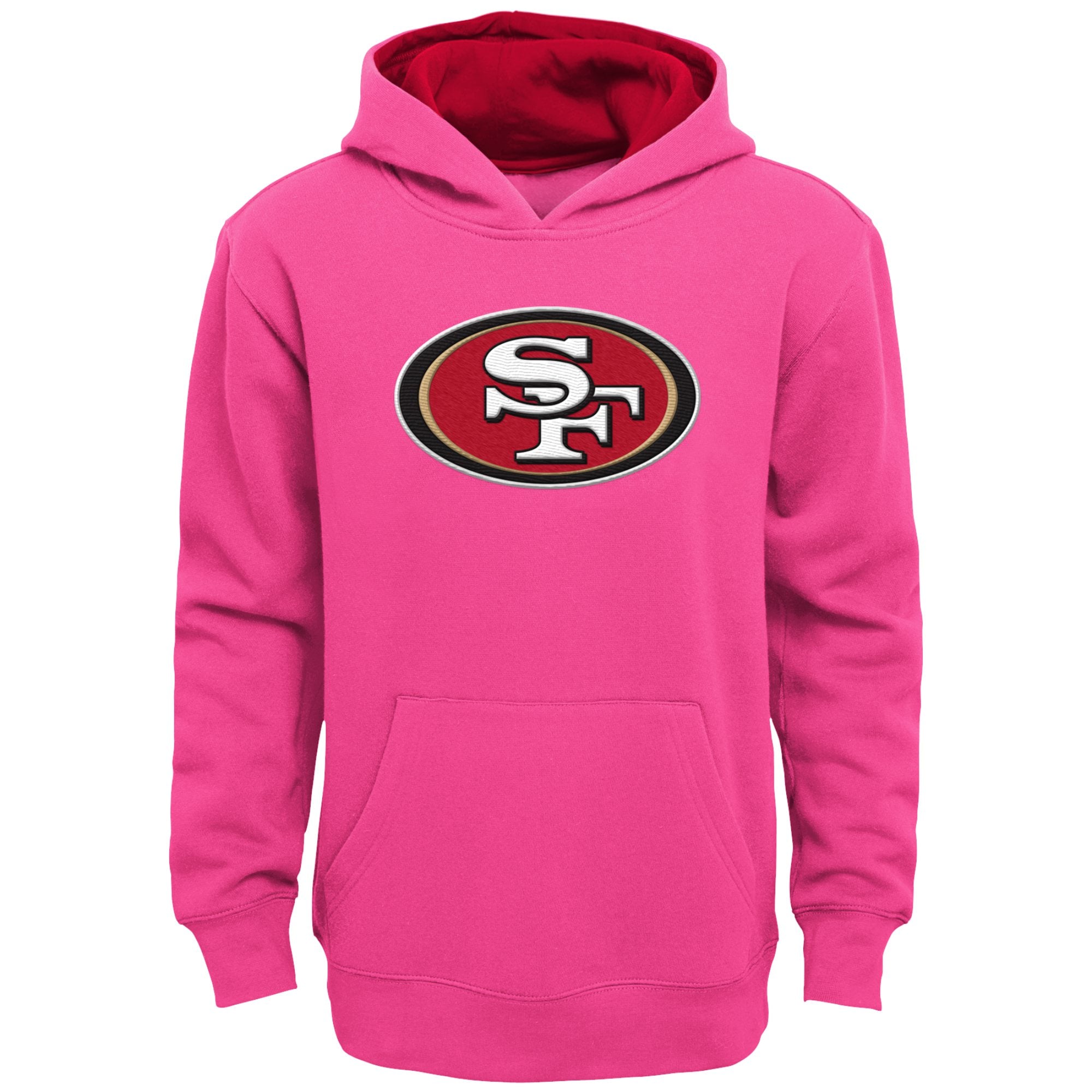 Girls Youth Pink San Francisco 49ers Prime Hoodie